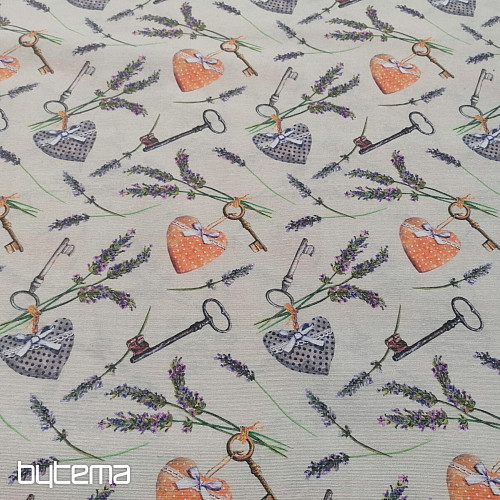 Dekoračná látka CLAUDIE levanduľa