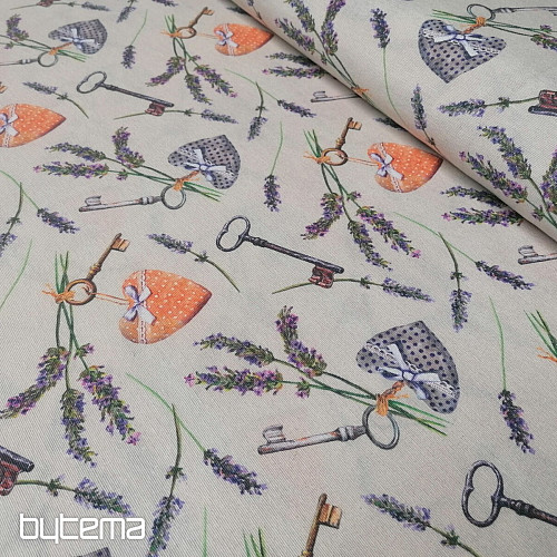 Dekoračná látka CLAUDIE levanduľa