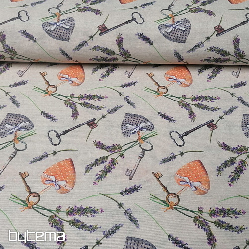 Dekoračná látka CLAUDIE levanduľa