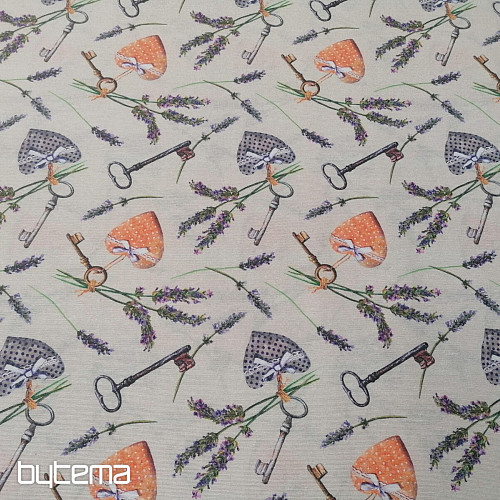 Dekoračná látka CLAUDIE levanduľa