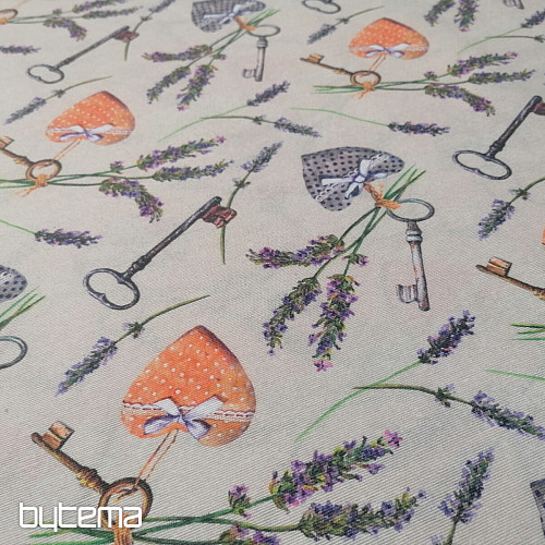 Dekoračná látka CLAUDIE levanduľa