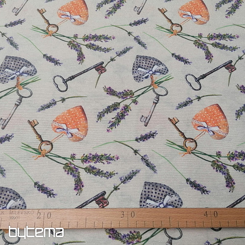 Dekoračná látka CLAUDIE levanduľa