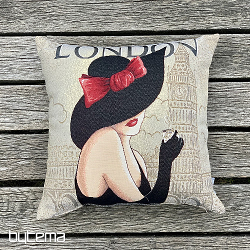Gobelínový obliečka na vankúš LADY LONDON