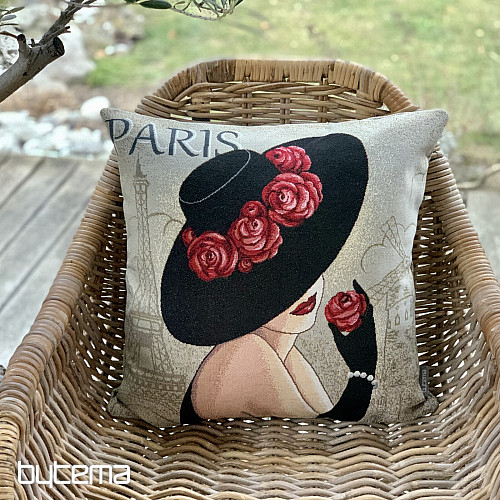 Gobelínový obliečka na vankúš LADY PARIS