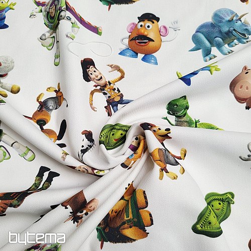 Detská dekoračná látka TOY STORY veľké