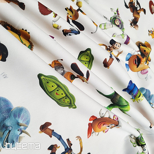 Detská dekoračná látka TOY STORY veľké