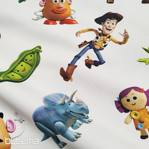 Detská dekoračná látka TOY STORY veľké