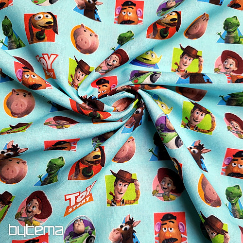 Bavlnená látka TOY STORY PATCH
