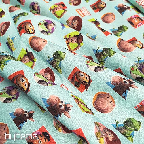 Bavlnená látka TOY STORY PATCH