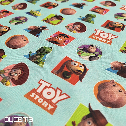 Bavlnená látka TOY STORY PATCH
