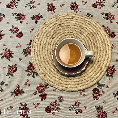 Gobelínový obrus a šál EDEN RŮŽIČKY