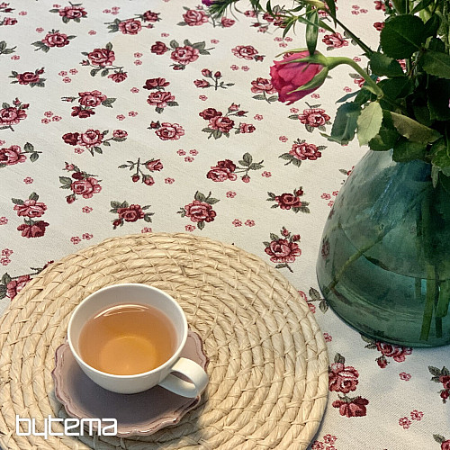 Gobelínový obrus a šál EDEN RŮŽIČKY