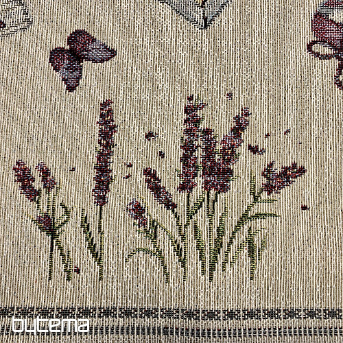 Gobelínový ubrus a šál Levandule Provence