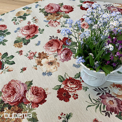 Gobelínový obrus Romantické ruže