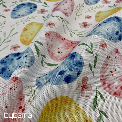 Veľkonočný obrus KRASLICE pastel