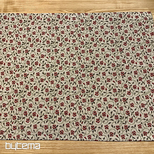 Gobelínový ubrus,šál Vintage flowers