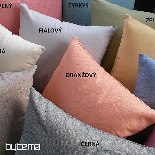 Dekoračná obliečka na vankúš PASTEL ŽLTÝ