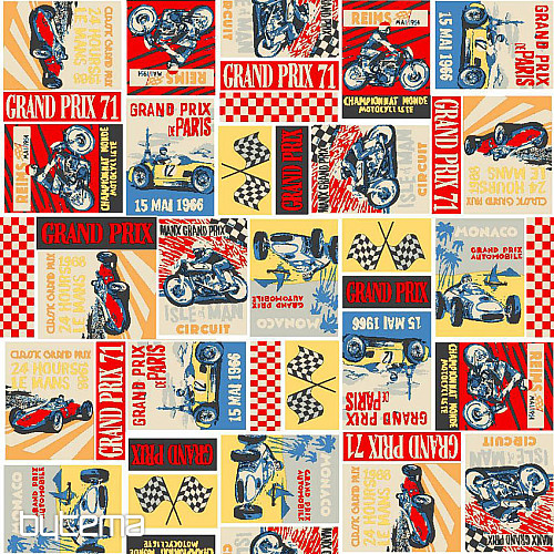 Dekoračná látka GRAND PRIX