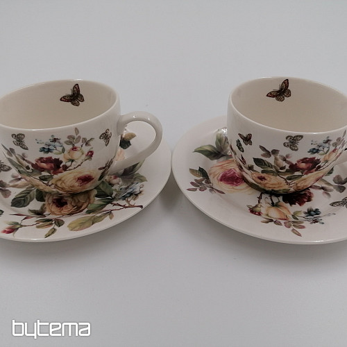 Porcelánové hrnčeky na espresso set RUŽA