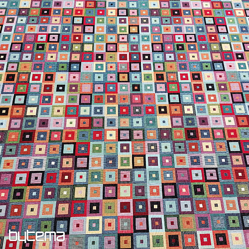 Gobelínová látka KOSTIČKY