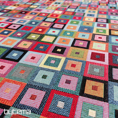 Gobelínová látka KOSTIČKY