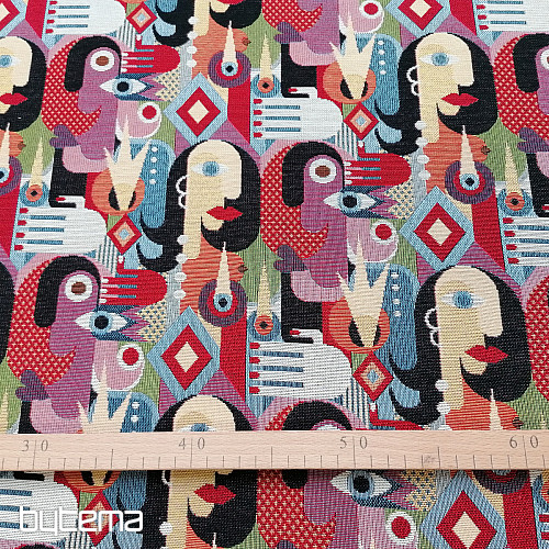 Gobelínová látka ART FACE