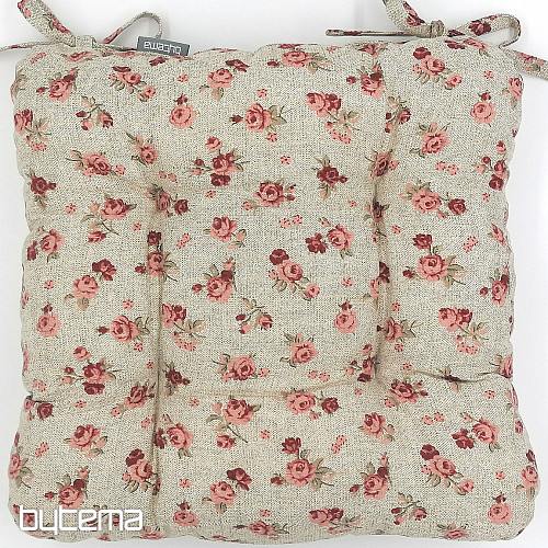 Sedáky na stoličky RUŽE červené