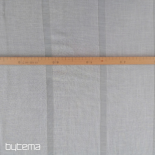 Záclona Gerster 11296 biela s pruhmi