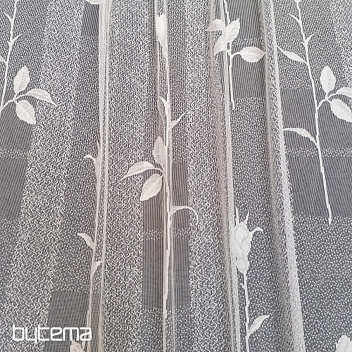 Žakárová záclona 300 cm tulipány