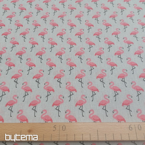 Dekoračná látka FLAMINGO gris