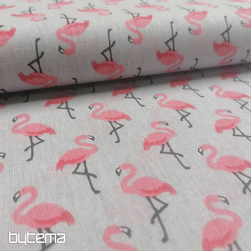 Dekoračná látka FLAMINGO gris
