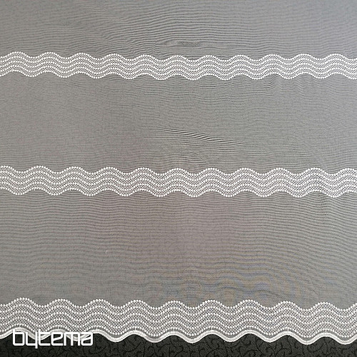 Záclona s výšivkou 545/601