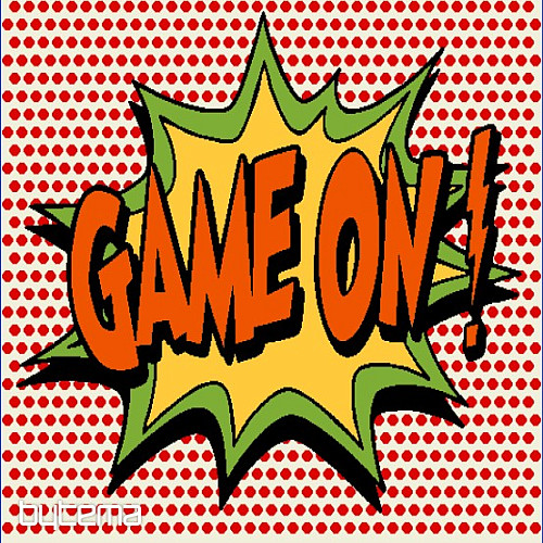 Gobelínový obliečka na vankúš COMICS GAME ON!