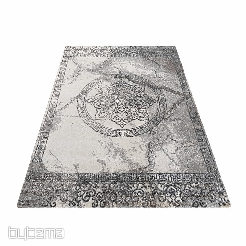 Kusový koberec VISTA ORNAMENT sivý