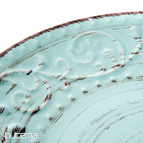 Tanier plytký BLUE RELIEF 28X3 cm