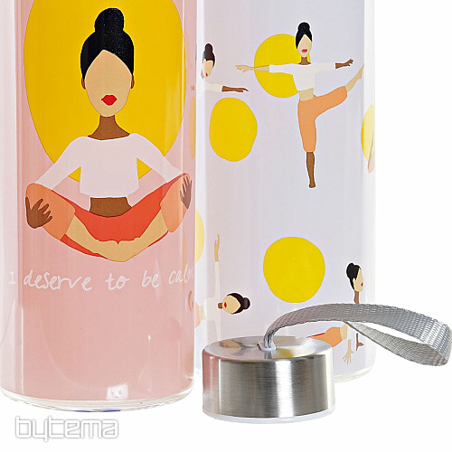 Sklenená fľaša JÓGA 550 ml