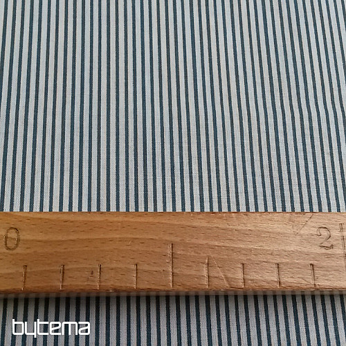 Bavlnená látka PRÚŽOK modrý